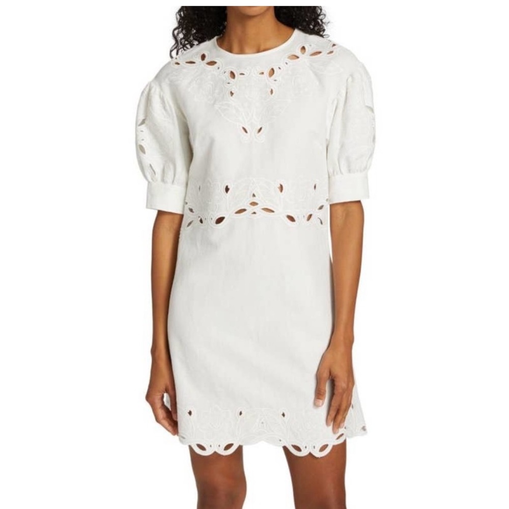 Derek Lam 10 Crosby Everette embroidered dress